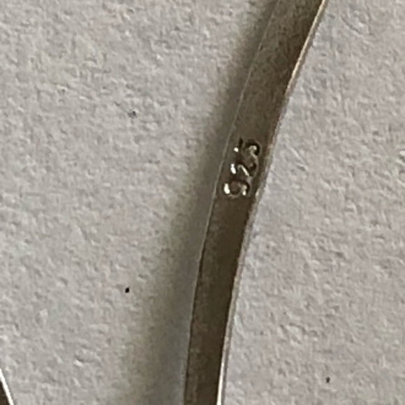 Turquoise and 925 Silver dangle earrings - Picture 4 of 5